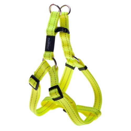 Шлейка Rogz Step-In Harness L (SSJ06), обхват шеи 30 см, желтый, L