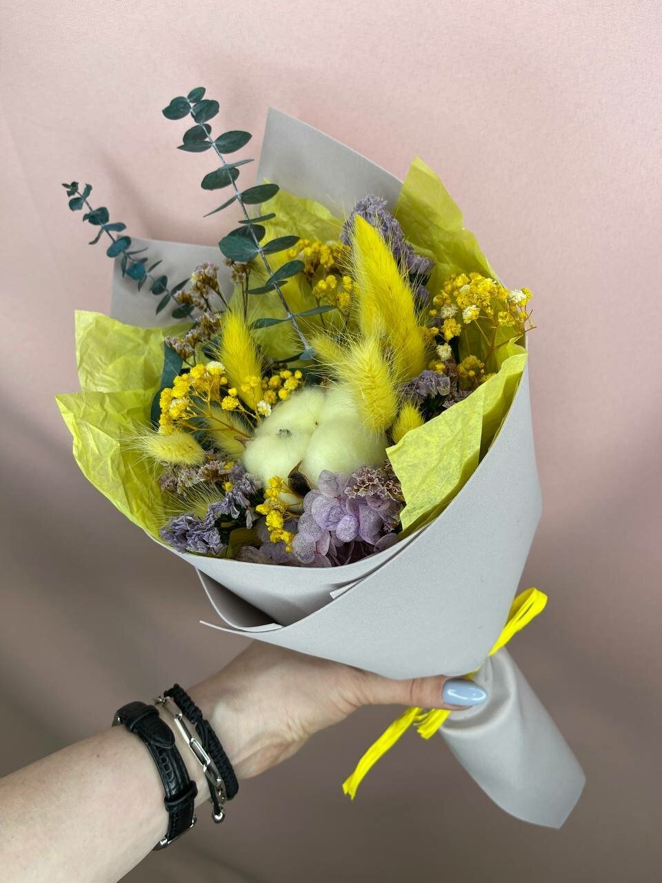 Мини-букет из сухоцветов "Надежда"