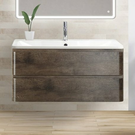 Тумба для комплекта BelBagno Albano 90 подвесная, robere nature grigio