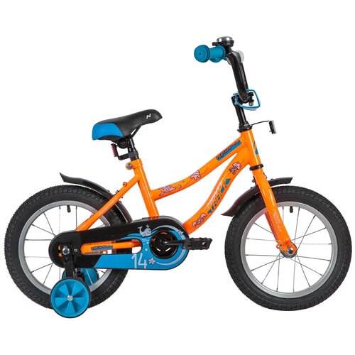 Городской велосипед Novatrack Neptune 14 (2020) оранжевый 9 (требует финальной сборки)