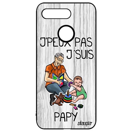 фото Чехол для смартфона honor v20 / view 20, "не могу - стал дедом!" карикатура семья utaupia