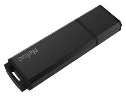 Флеш Диск Netac 64Gb U351 USB Type-A metal case, black (NT03U351N-064G-20BK)