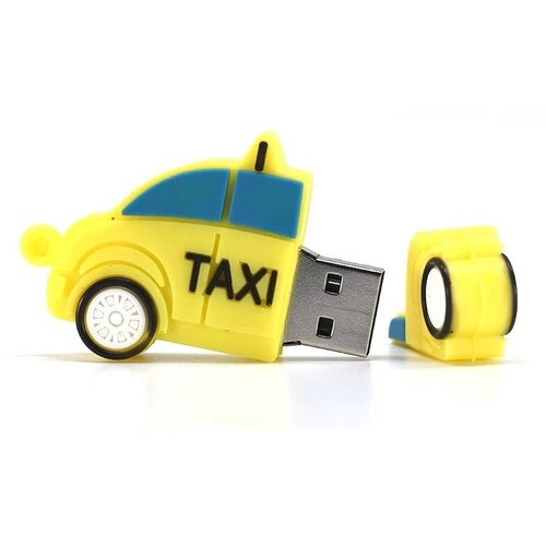 USB Флешка сувенирная подарочная Такси 32 ГБ usb флешка сувенирная подарочная bmw 32 гб