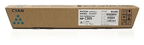Тонер-картридж Ricoh 841595 / 842082 (MPC305E) Cyan