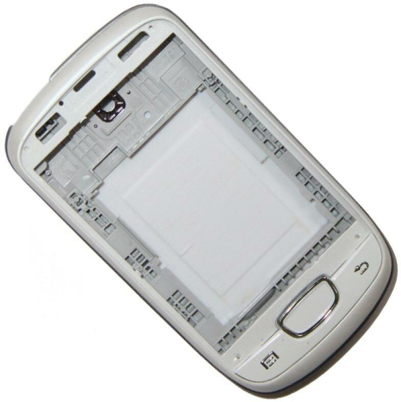 Корпус для Samsung S5570 (Galaxy Mini) <белый> с клавиатурой