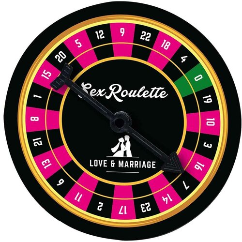 Настольная игра-рулетка Sex Roulette Love & Marriage, разноцветный