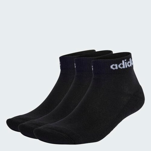 Носки adidas IC1303, 3 пары, размер M INT, черный носки adidas light nosh 3 пары размер m черный