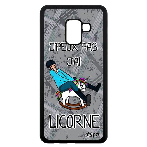 фото Чехол для смартфона samsung galaxy a8 2018, "не могу - у меня единорог!" повод юмор utaupia