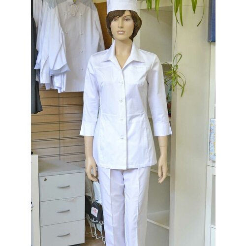Куртка женская, производитель Фабрика швейных изделий №3, модель М-622, рост 164, размер 50, цвет белый
