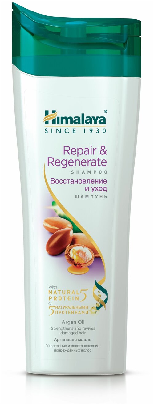 Himalaya Herbals шампунь с протеинами Восстановление и уход для сухих и поврежденных волос, 200 мл