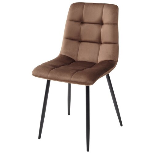 фото Стул chilli g062-10 шоколадный,ткань велюр m-city m city