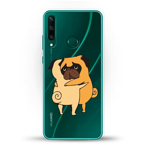 фото Силиконовый чехол мопсы на huawei y6p andy & paul
