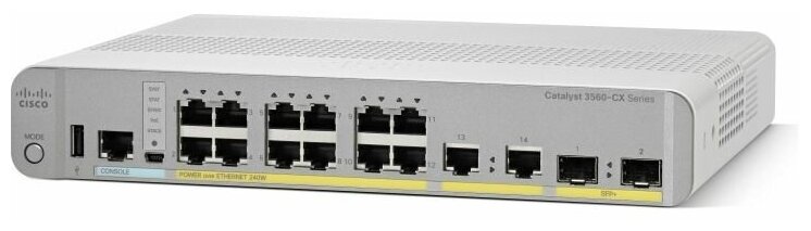 Коммутатор CISCO WS-C3560CX-12TC-S