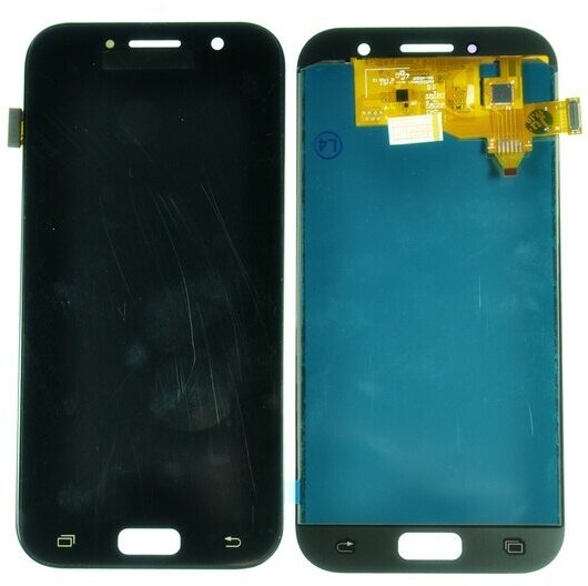 Дисплей (LCD) для Samsung SM-A520F Galaxy A5(2017)+Touchscreen black (с рег подсветки)