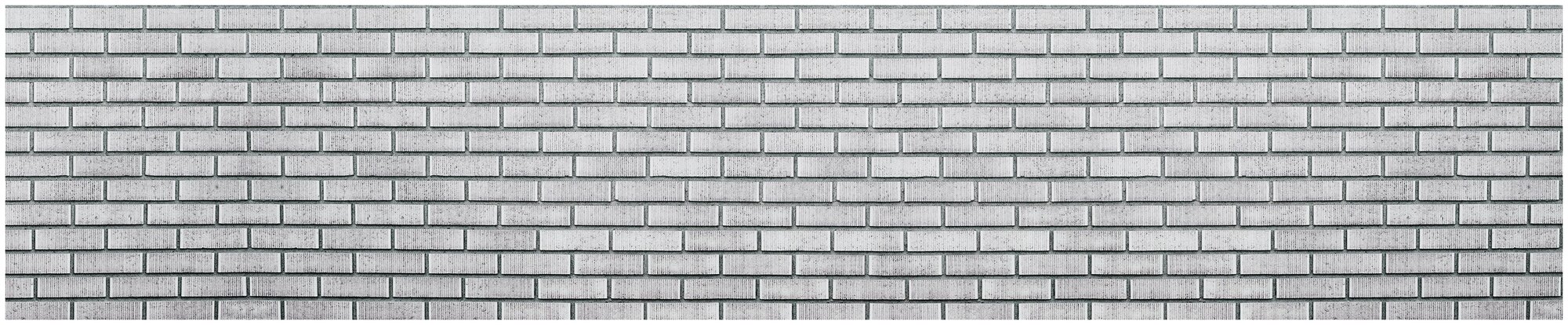 фото Фартук для кухни из АБС пластика 3000*600*1,5мм. Кухонный фартук ABS с фотопечатью "Серые бетонные кирпичи"