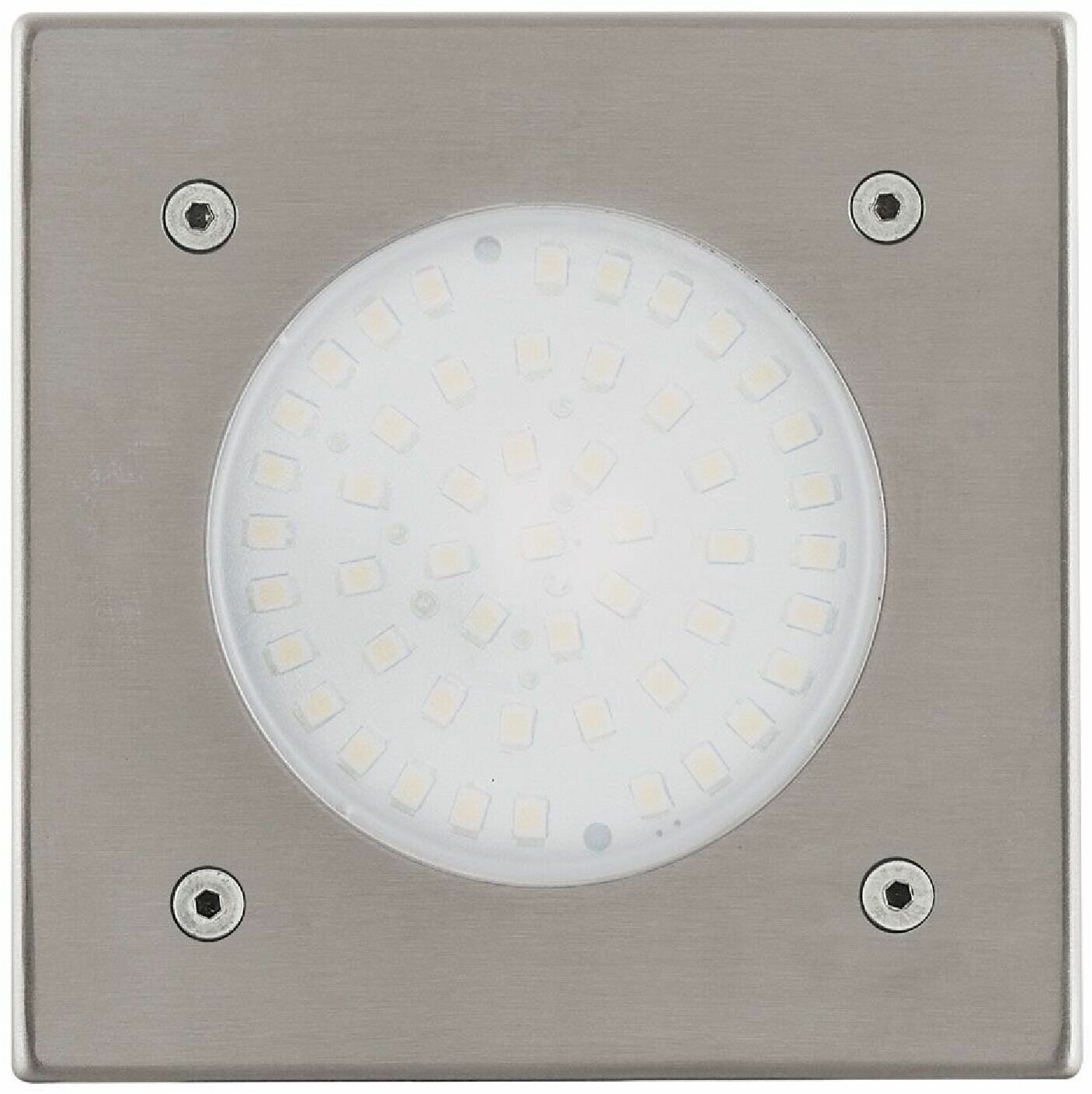 Светильник Eglo уличный встраиваемый Lamedo LED 25W квадрат стальной