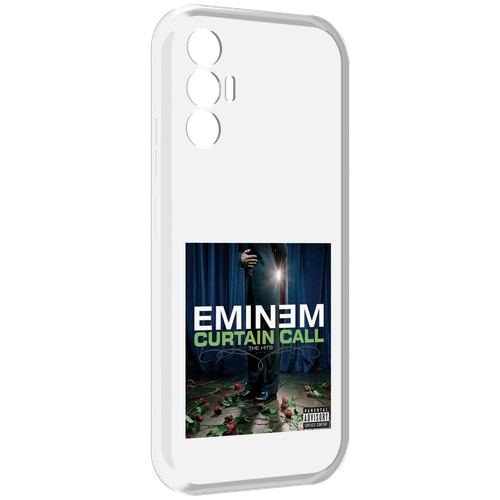 Чехол MyPads Eminem CURTAIN CALL, THE HITS для Tecno Pova 3 задняя-панель-накладка-бампер
