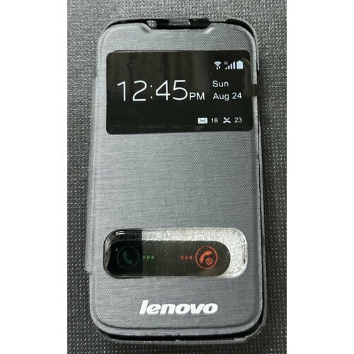 Чехол-книжка Flip Cover для Lenovo A369, черный