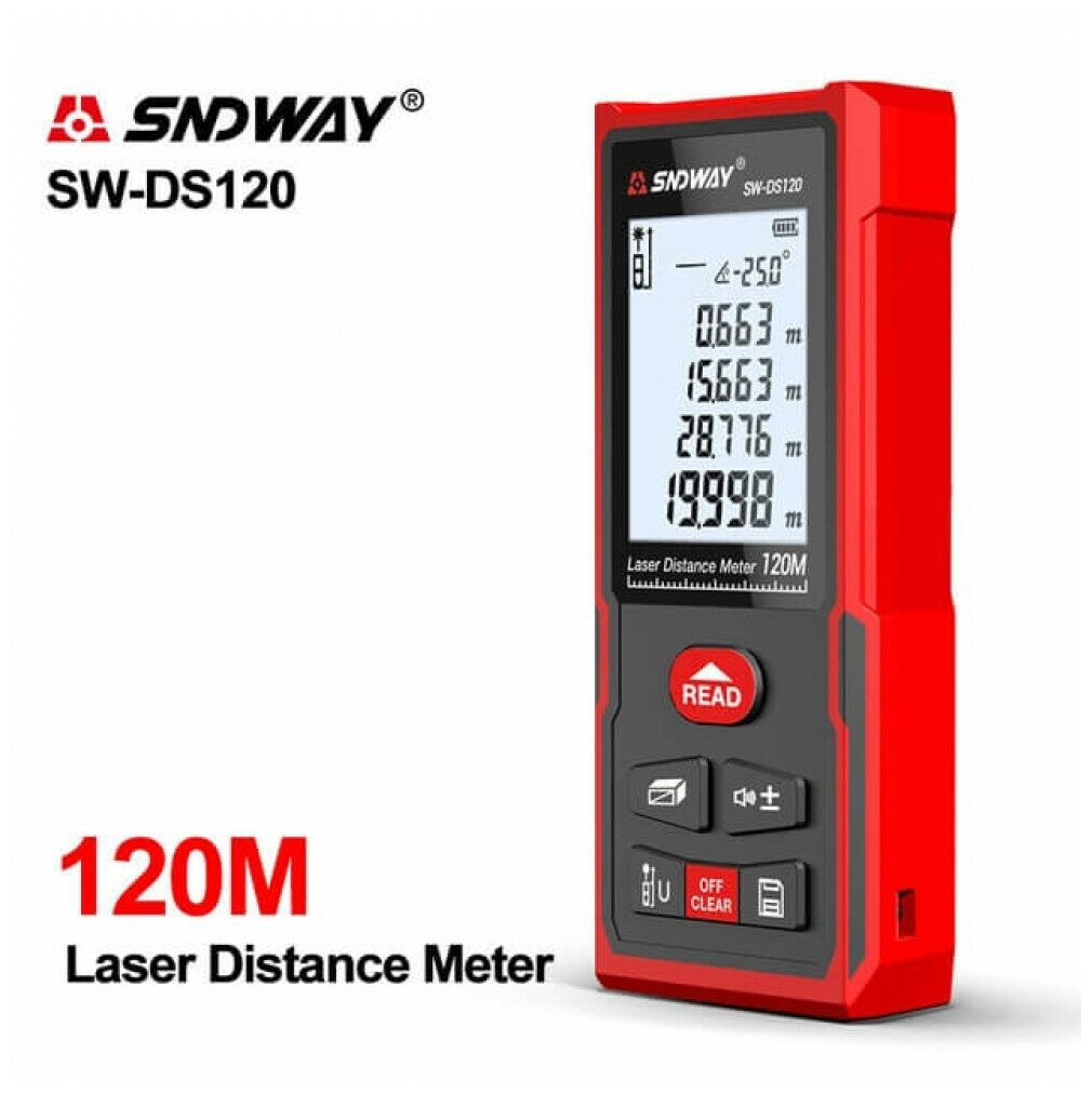 Лазерный дальномер SNDWAY DS120 120 м