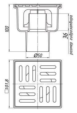 Трап для душа АНИ Пласт TQ5202 - фотография № 6