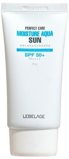 Солнцезащитный крем для лица LEBELAGE увлажняющий SPF50+ / PA++++, 50 г