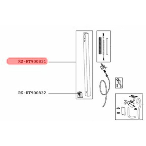 Труба ручки RS-RT900831 для паровых пылесосов Tefal VP65