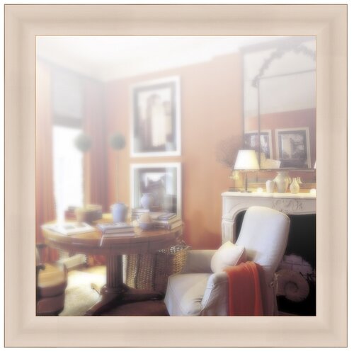 фото Зеркало в широкой раме 40 x 40 см, модель p037033 аурита