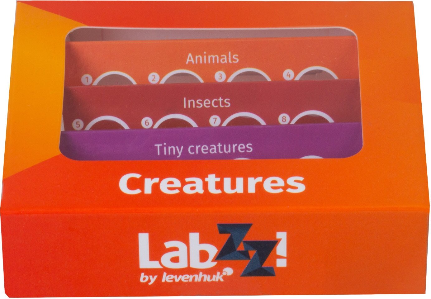 Набор микропрепаратов Levenhuk LabZZ C12 3предм. оранжевый/красный/фиолетовый (72868) - фото №8