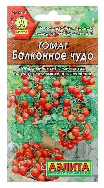 Семена Томат 'Балконное чудо', 0,1 г