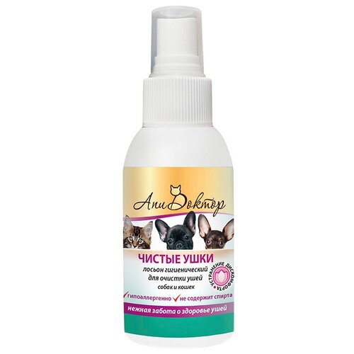 Лосьон Пчелодар для очистки ушей Чистые ушки собак и кошек , 100 мл , 127 г