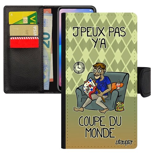 фото Чехол-книжка на мобильный iphone 7 plus, "не могу - кубок мира!" юмор болельщик utaupia