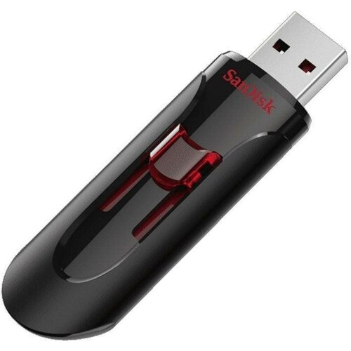 Флешка SanDisk 32 ГБ, Flash-накопитель, черного цвета