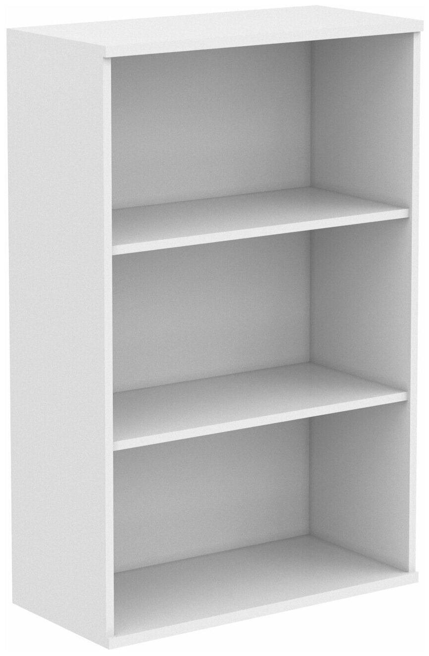 Офисный стеллаж / стеллаж для хранения SKYLAND IMAGO СТ-2, белый, 77х36х120 см