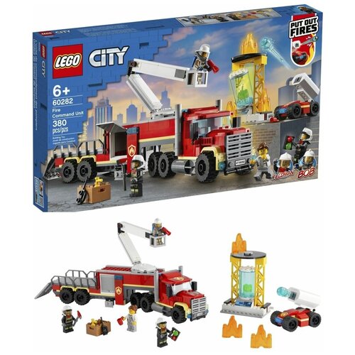 Конструктор LEGO CITY Fire Команда пожарных конструктор lego city 60282 команда пожарных 380 дет