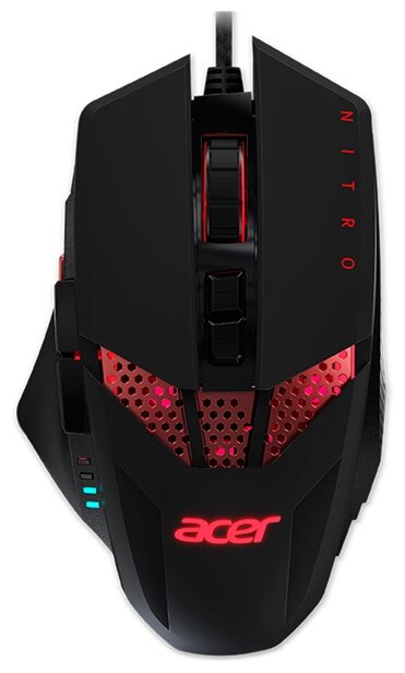 Мышь ACER Nitro NMW810 RGB игровая оптическая проводная USB черный npmce1100g
