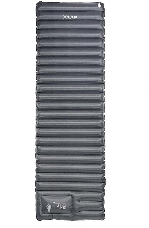 Talberg надувной коврик LUXOR AIR GREY MAT (185х60х8, серый)