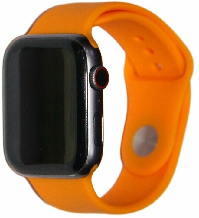 Ремешки для Watch 38/40/41 mm Sport Band силиконовый (размер S) <оранжевый витамин>