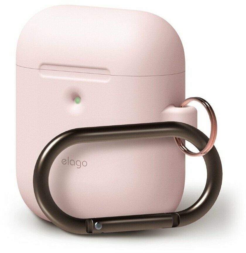 Силиконовый чехол-кейс Elago Hang Case для AirPods, Pink (EAPSC-HANG-PK)