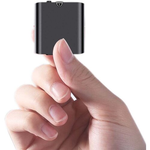Самый Маленький Портативный цифровой диктофон 3 см MP3-плеер / Самый маленький диктофон 3 на 3 с гол