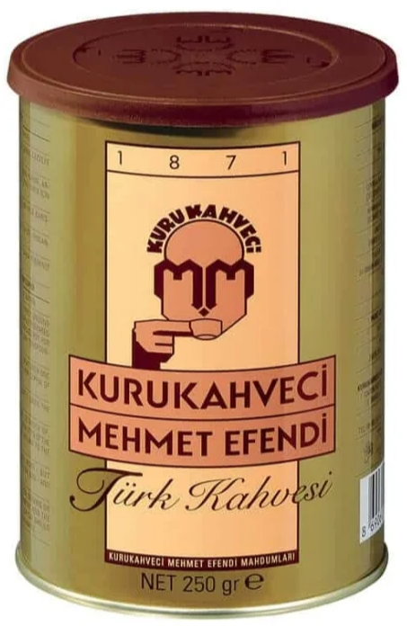 Кофе молотый MEHMET EFENDI 250 ГР, Жестяная банка
