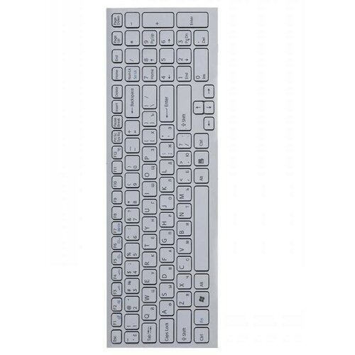 Клавиатура ZeepDeep для ноутбука Sony белая гор Enter 148969261 996₽