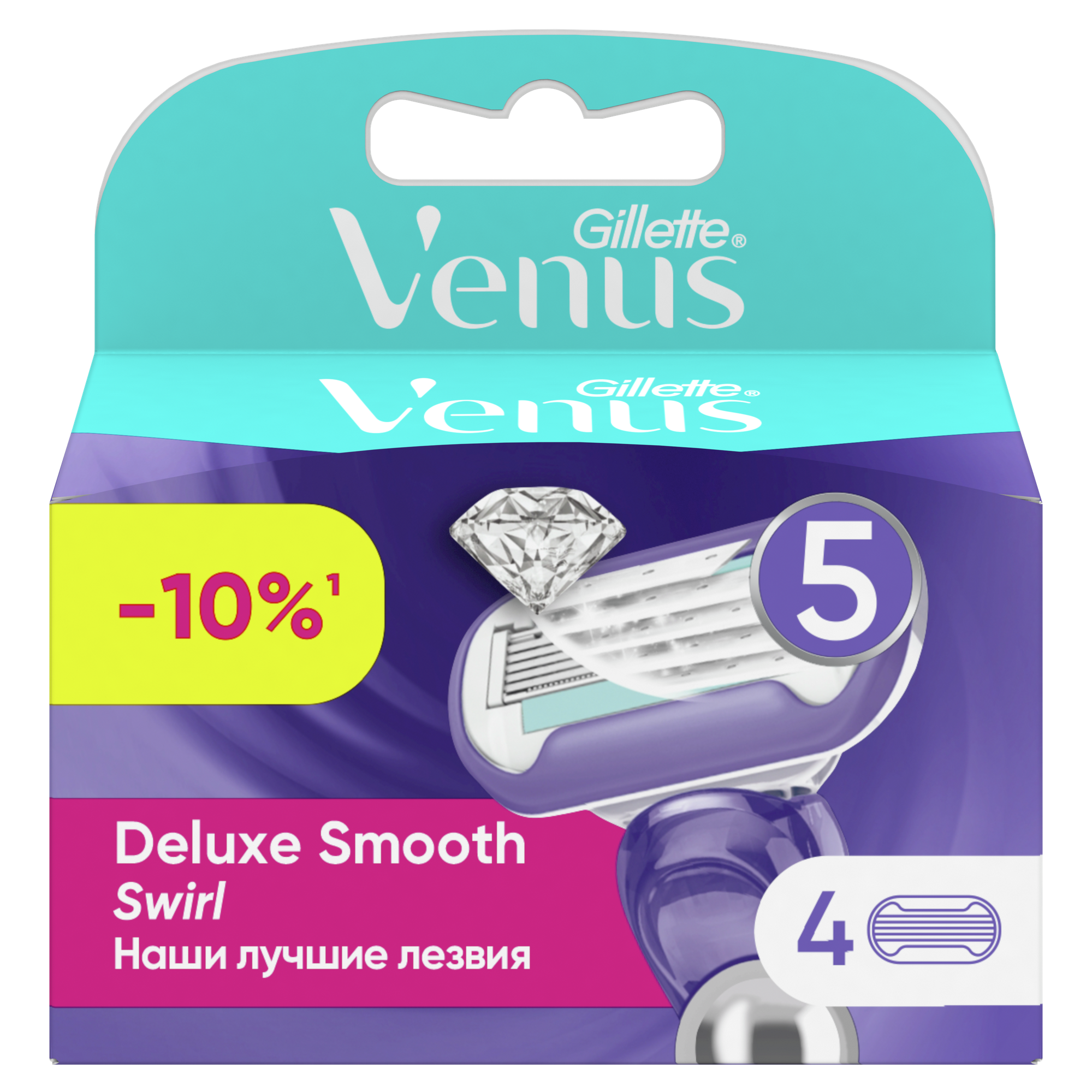 Venus Extra Smooth Swirl сменные лезвия