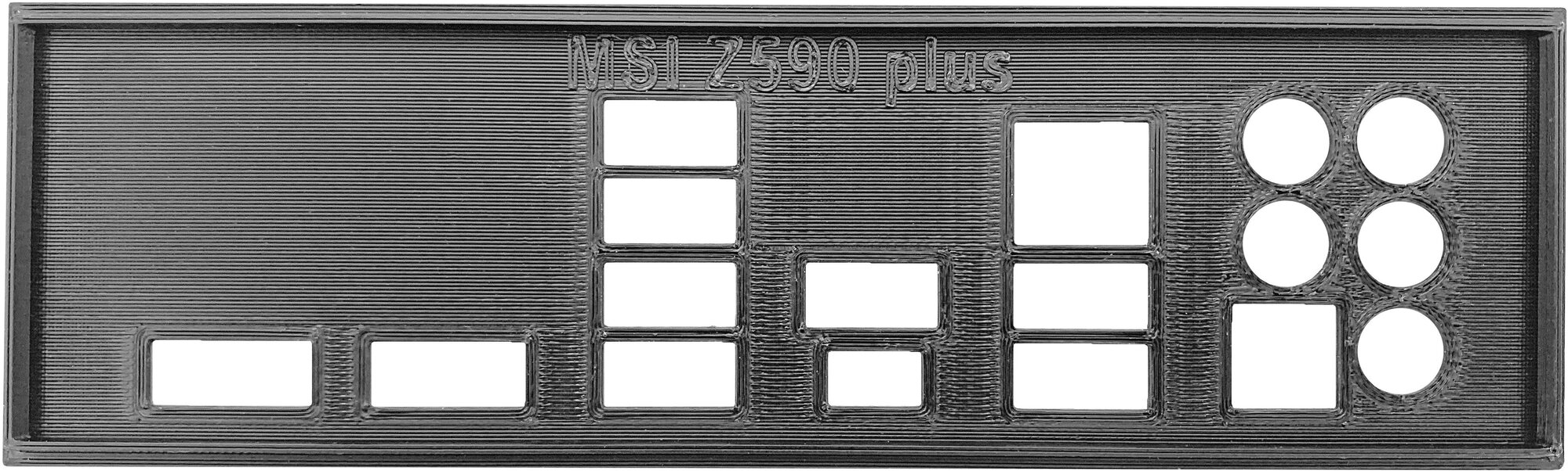 Заглушка для компьютерного корпуса к материнской плате MSI Z590 PLUS