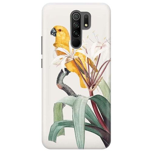 Чехол - накладка ArtColor для Xiaomi Redmi 9 с принтом Желтый попугай чехол накладка artcolor для xiaomi redmi 9 с принтом желтый попугай