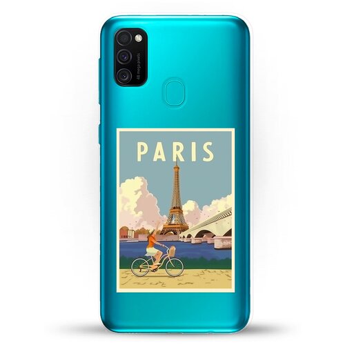 фото Силиконовый чехол париж на samsung galaxy m21 andy & paul