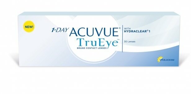   1 Day Acuvue TruEye with HydraClear (90 pack), 8,5, -1,50