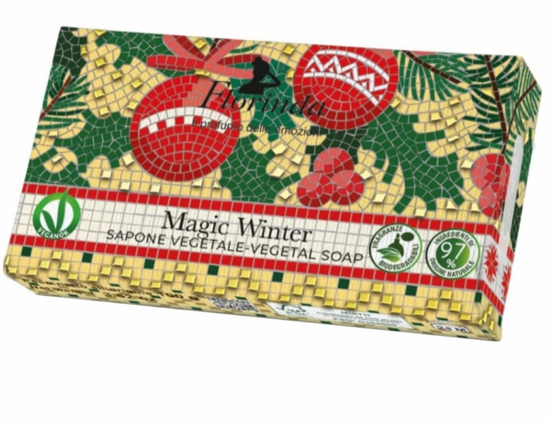 Florinda Vegetal Soap Magic Winter Мыло натуральное на основе растительных масел Волшебная зима 100 гр