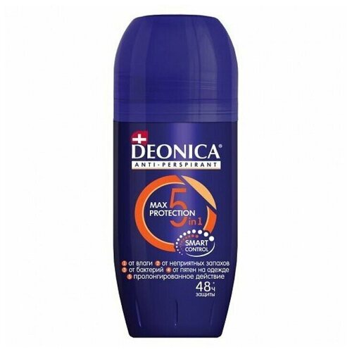 Антиперспирант роликовый мужской DEONICA For men 5Protection, 50мл