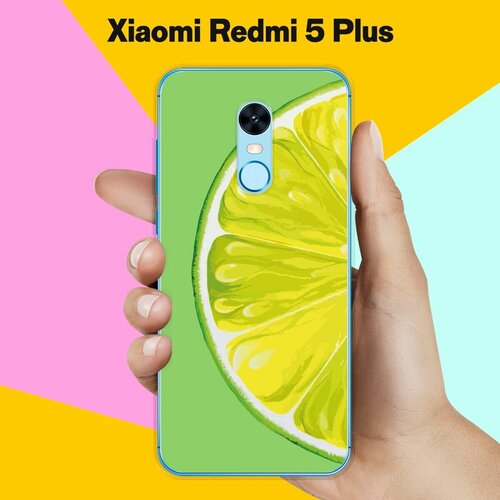 Силиконовый чехол на Xiaomi Redmi 5 Plus Лайм / для Сяоми Редми 5 Плюс