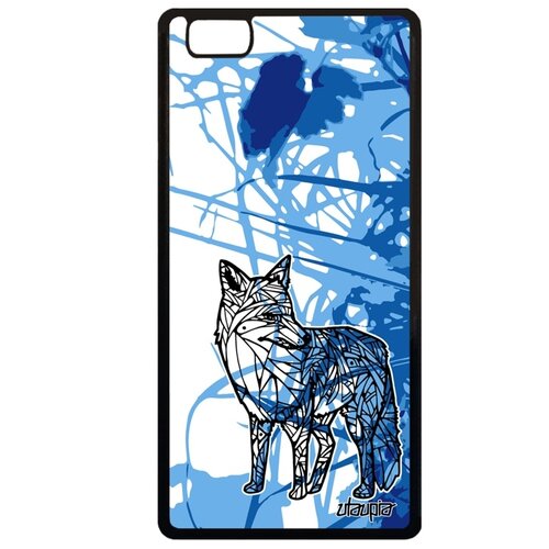 фото Чехол на телефон p8 lite 2015, "лиса" лис fox utaupia